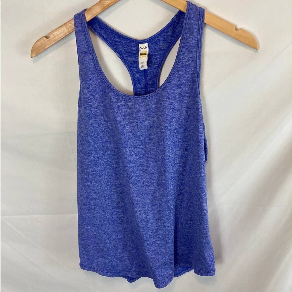 Lole Blue racerback Athletic Tank Size Small